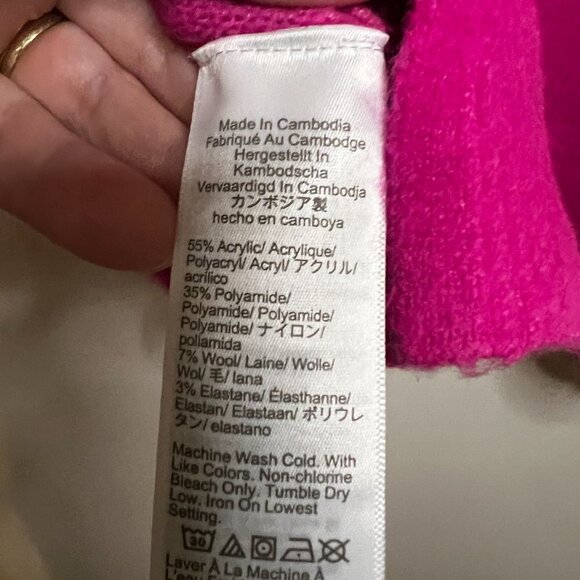 J Crew Crewneck sweater in extra-soft yarn Size M In Purple Sapphire - Picture 5 of 6